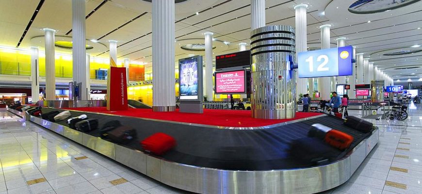 Baggage at Dubai Airport
